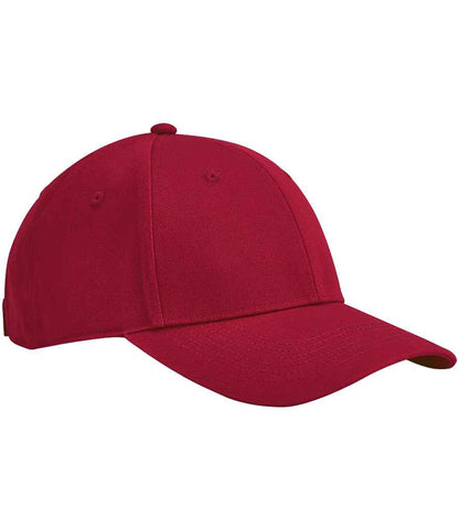 Beechfield EarthAware® Junior Classic Organic Cotton 6 Panel Cap - Classic Red (BB821B)