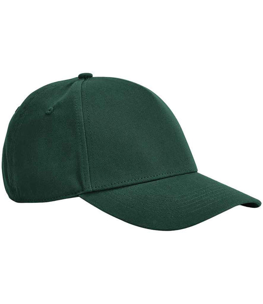 Beechfield EarthAware® Classic Organic Cotton 5 Panel Cap - Bottle Green (BB825)