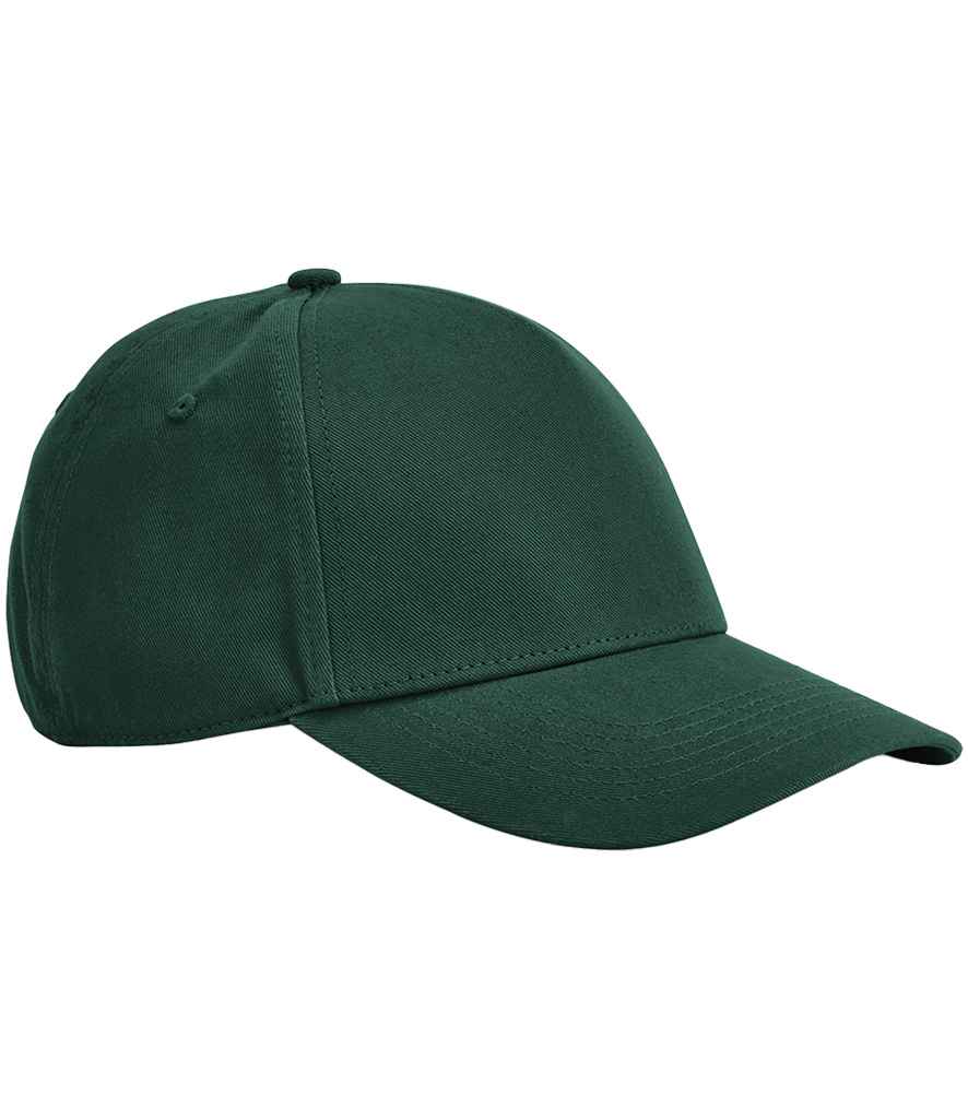 Beechfield EarthAware® Classic Organic Cotton 5 Panel Cap - Bottle Green (BB825)