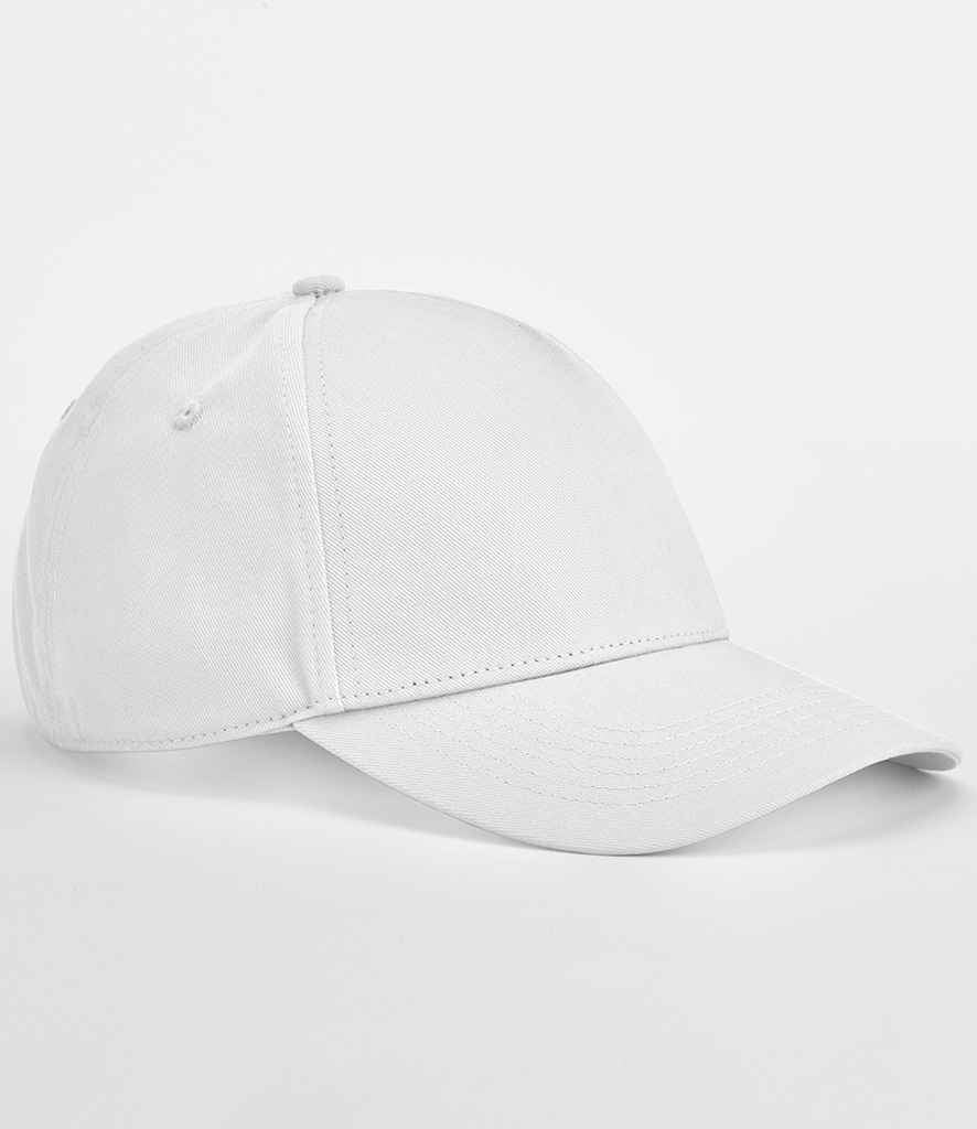 Beechfield EarthAware® Classic Organic Cotton 5 Panel Cap - White (BB825)