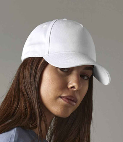 Beechfield EarthAware® Classic Organic Cotton 5 Panel Cap - White (BB825)