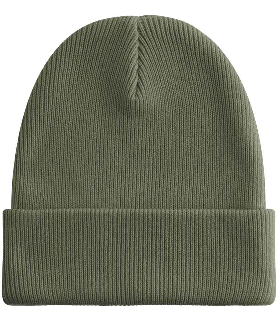 Beechfield Organic Cotton Original Heavyweight Cuffed Beanie - Olive Green (BB830N)