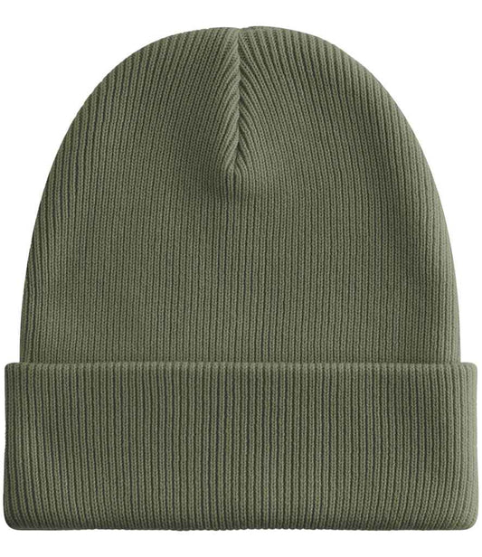 Beechfield Organic Cotton Original Heavyweight Cuffed Beanie - Olive Green (BB830N)