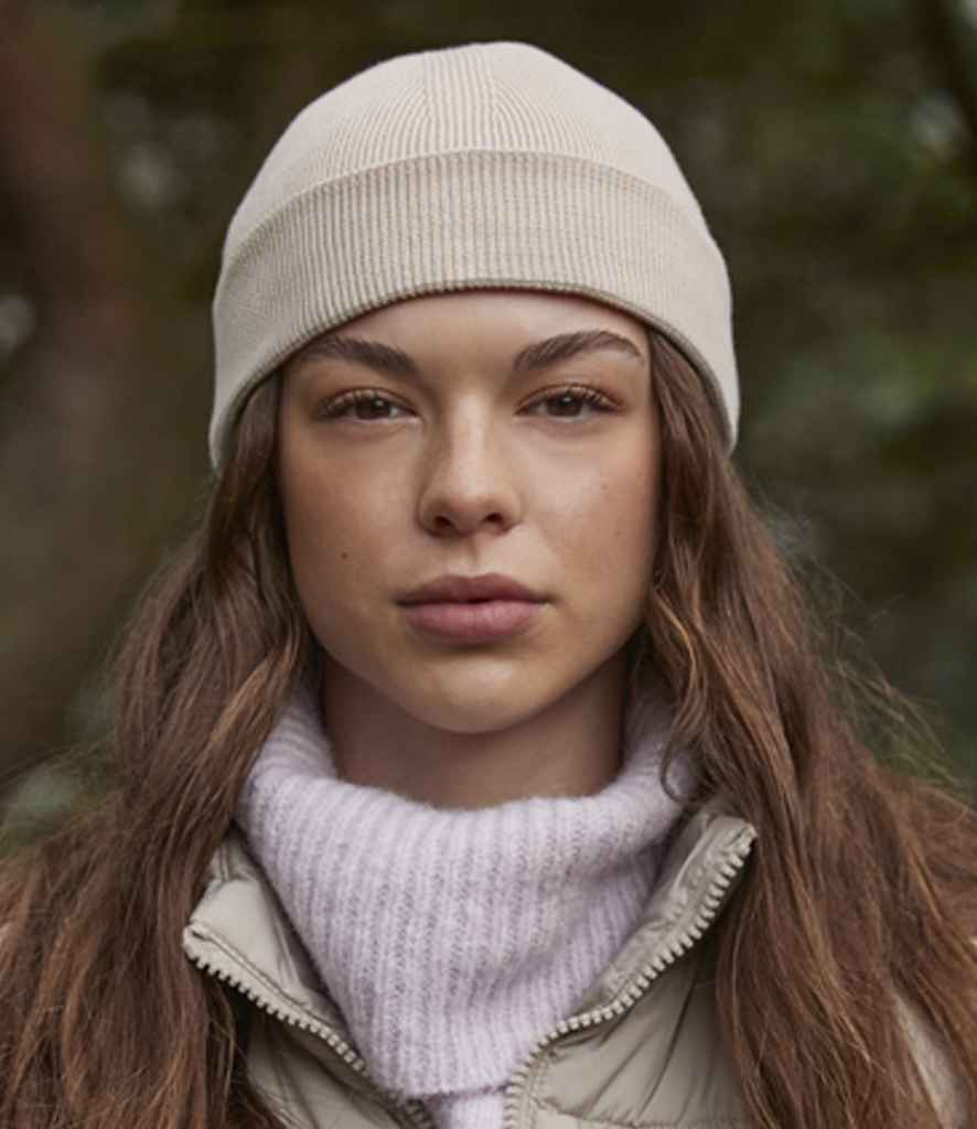 Beechfield Organic Cotton Fisherman Beanie - Almond (BB832N)