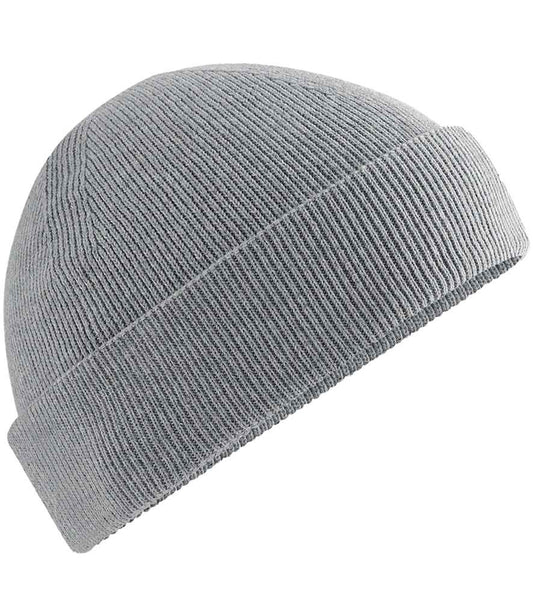 Beechfield Organic Cotton Fisherman Beanie - Ash (BB832N)