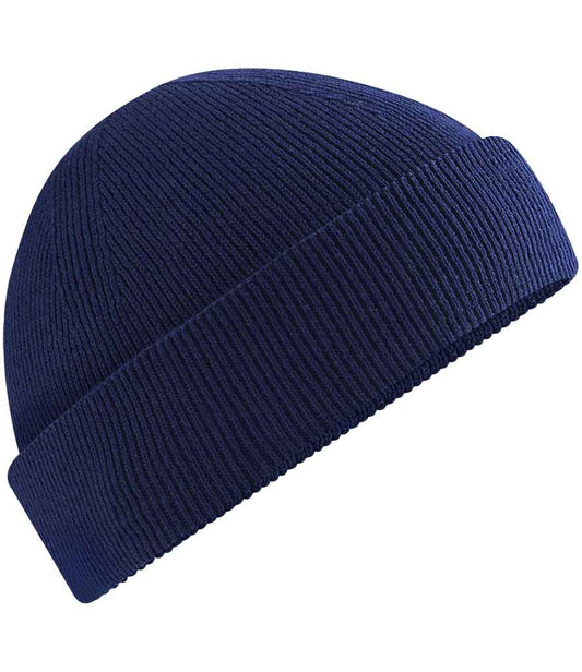 Beechfield Organic Cotton Fisherman Beanie - Oxford Navy (BB832N)
