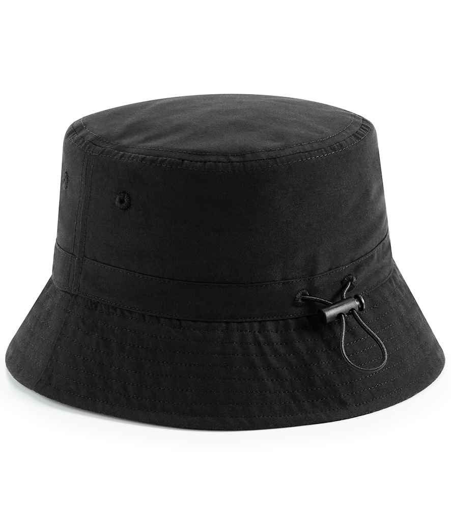 Beechfield Recycled Polyester Bucket Hat - Black (BB84R)
