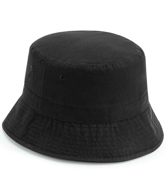 Beechfield Recycled Polyester Bucket Hat - Black (BB84R)
