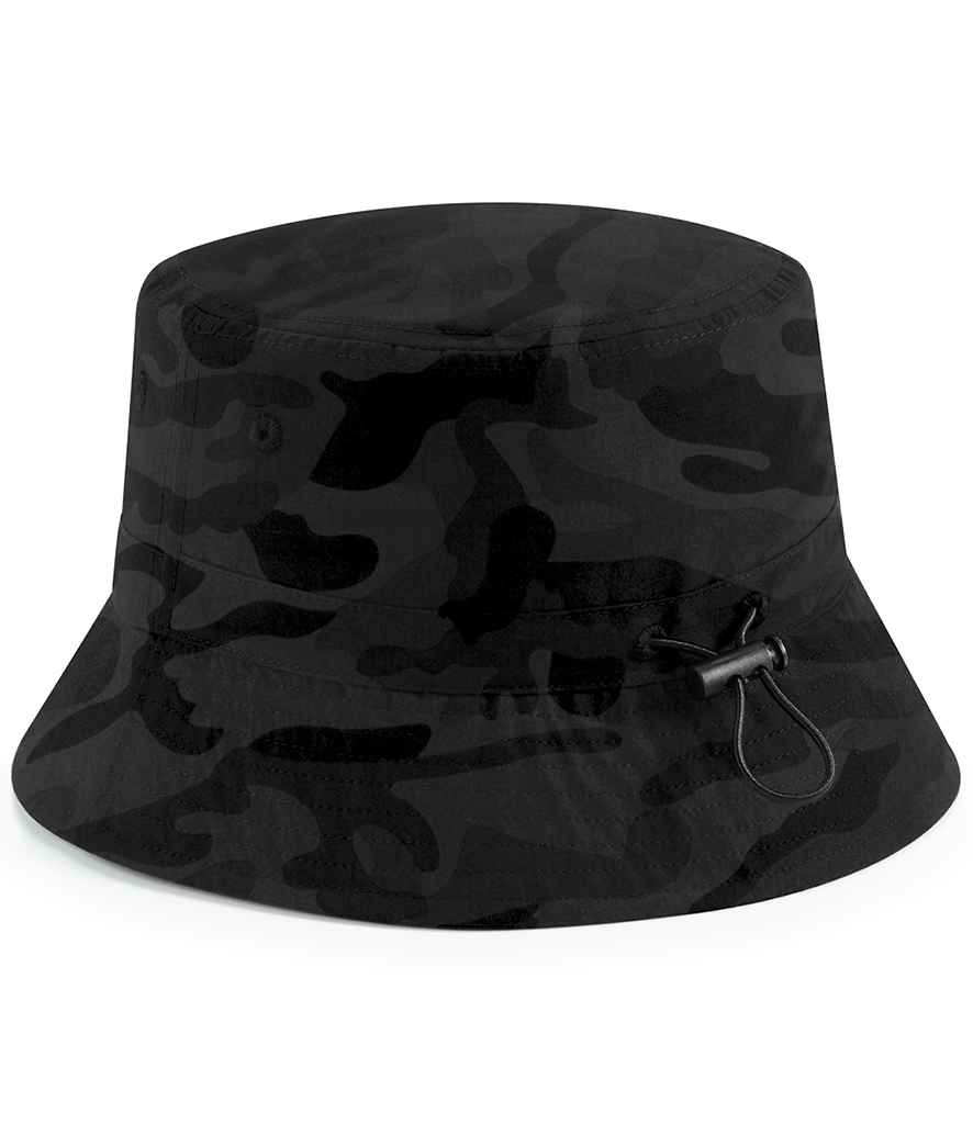 Beechfield Recycled Polyester Bucket Hat - Midnight Camo (BB84R)