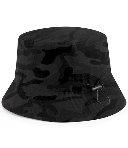 Beechfield Recycled Polyester Bucket Hat - Midnight Camo (BB84R)