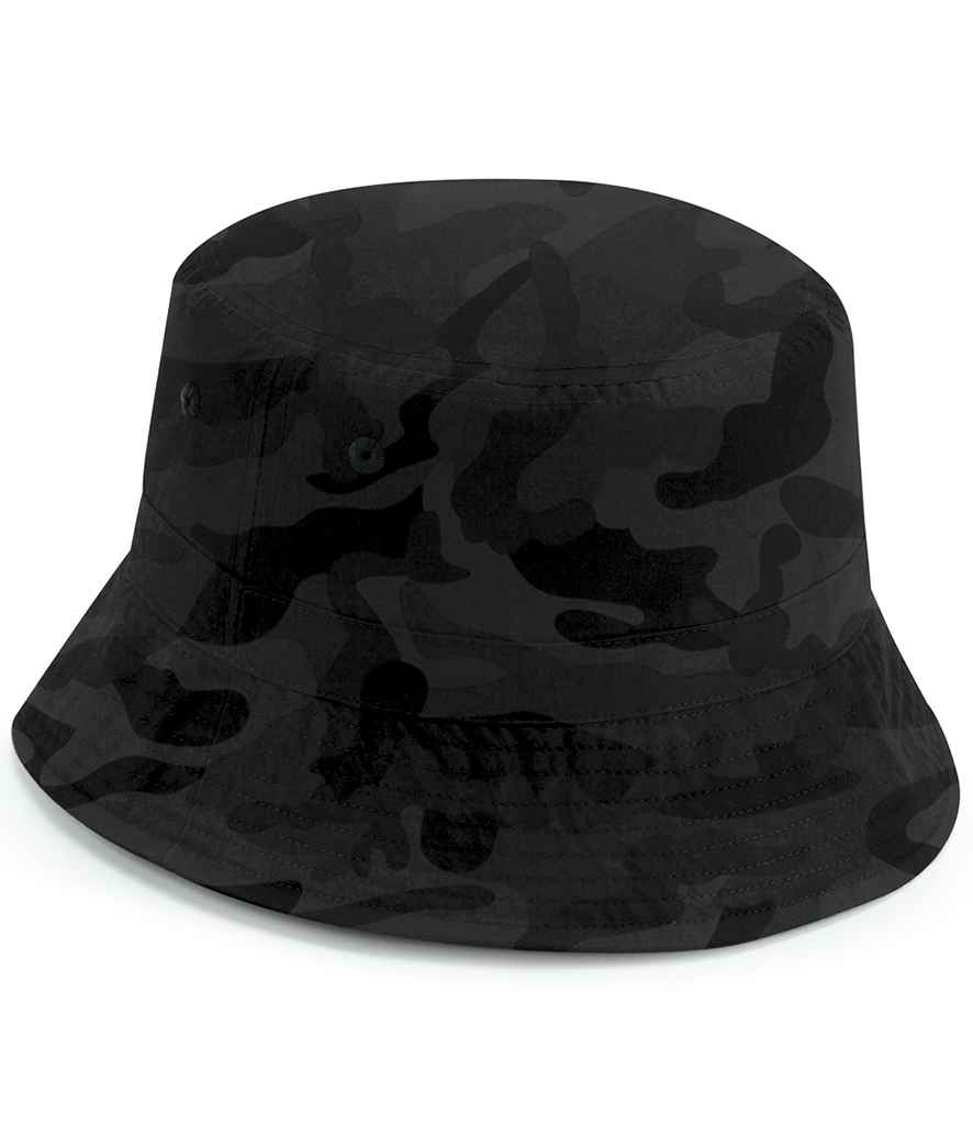Beechfield Recycled Polyester Bucket Hat - Midnight Camo (BB84R)