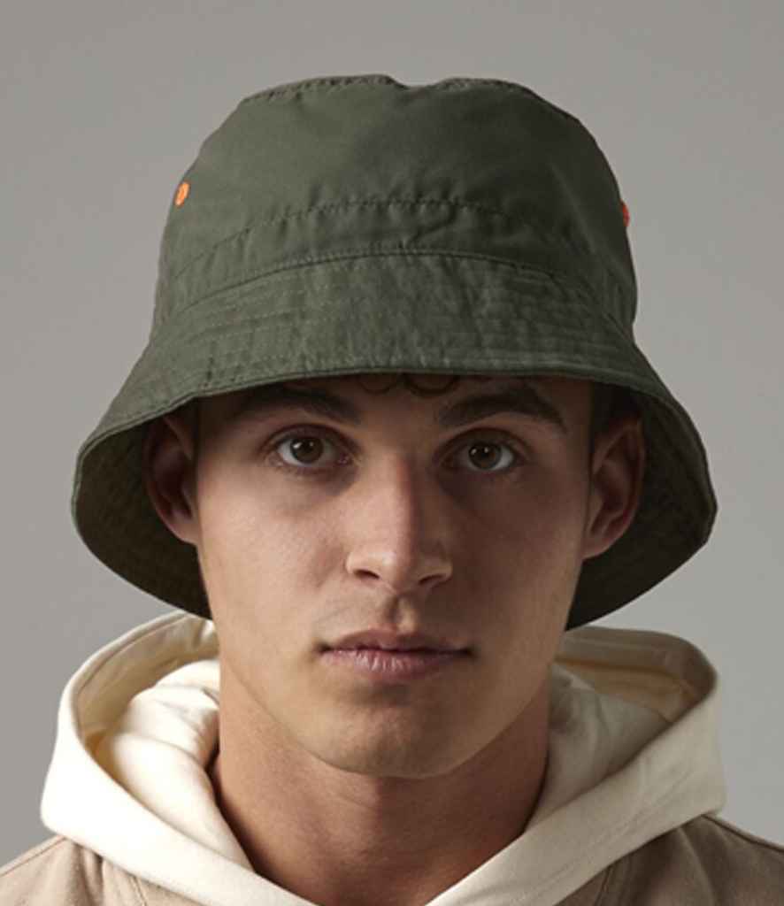 Beechfield Recycled Polyester Bucket Hat - Olive Green (BB84R)