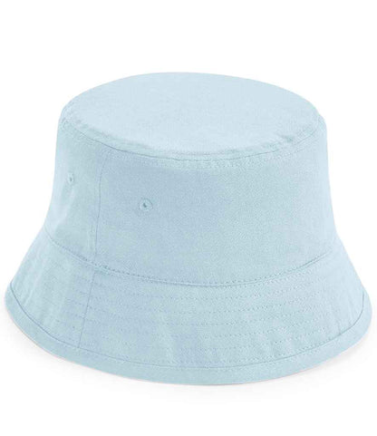 Beechfield Kids Organic Cotton Bucket Hat - Powder Blue (BB90NB)