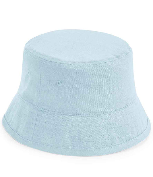 Beechfield Kids Organic Cotton Bucket Hat - Powder Blue (BB90NB)