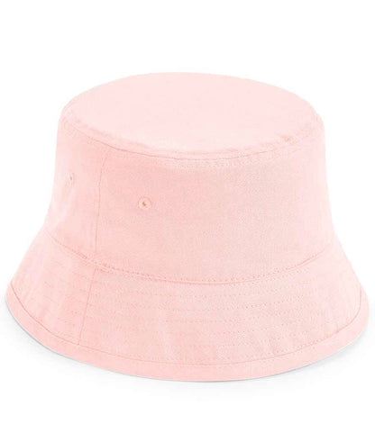 Beechfield Kids Organic Cotton Bucket Hat - Powder Pink (BB90NB)