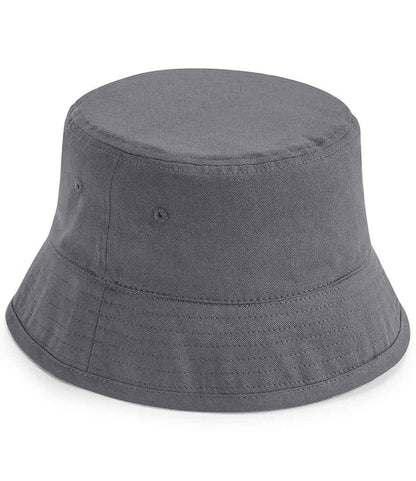 Beechfield Organic Cotton Bucket Hat - Graphite Grey (BB90N)