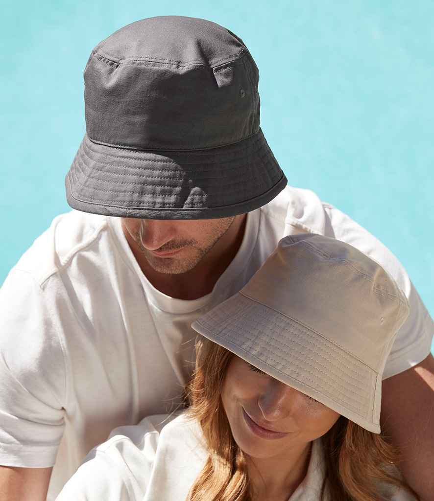 Beechfield Organic Cotton Bucket Hat - Graphite Grey (BB90N)
