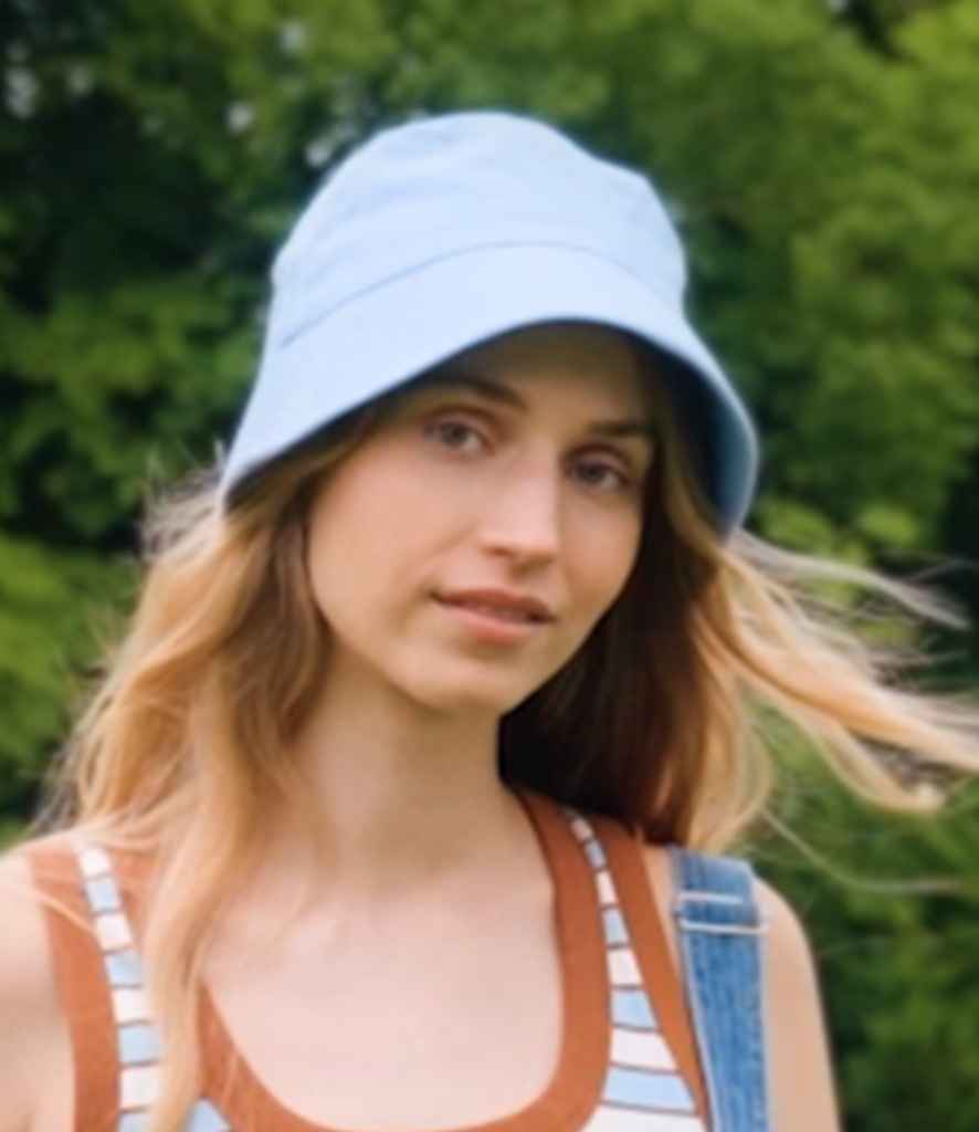 Beechfield Organic Cotton Bucket Hat - Sky Blue (BB90N)