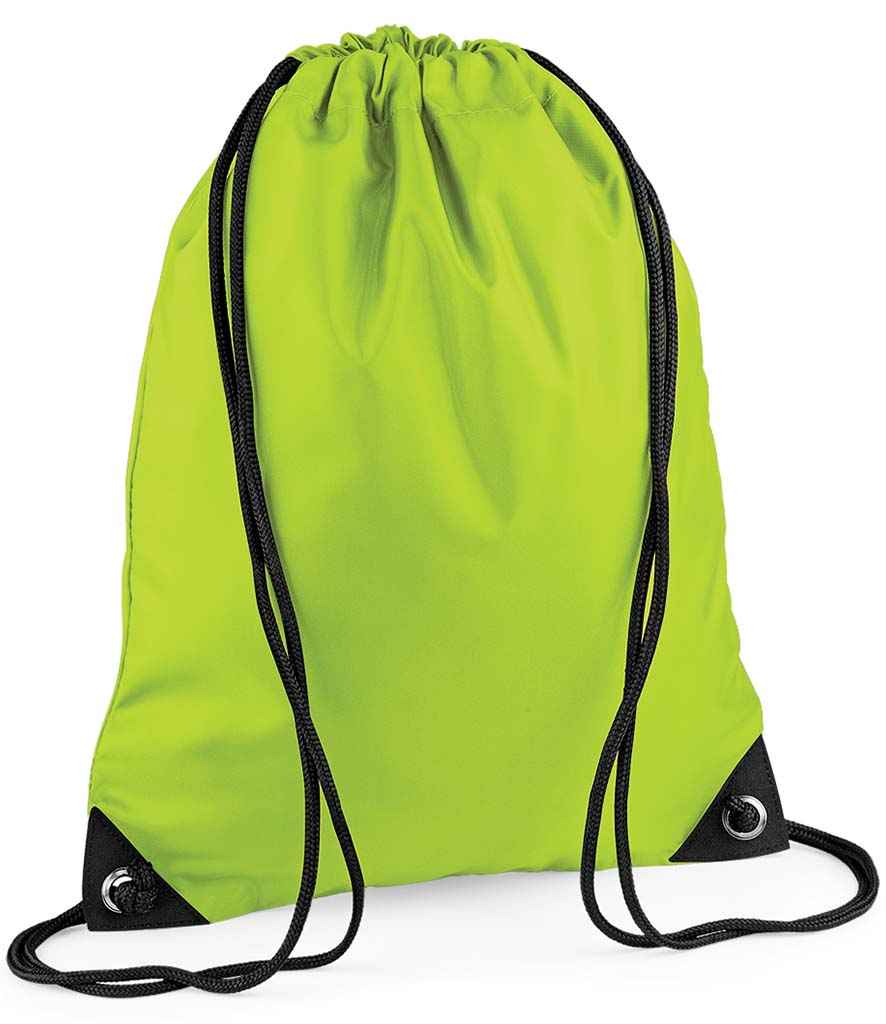 BagBase Premium Gymsac - Lime Green (BG10)