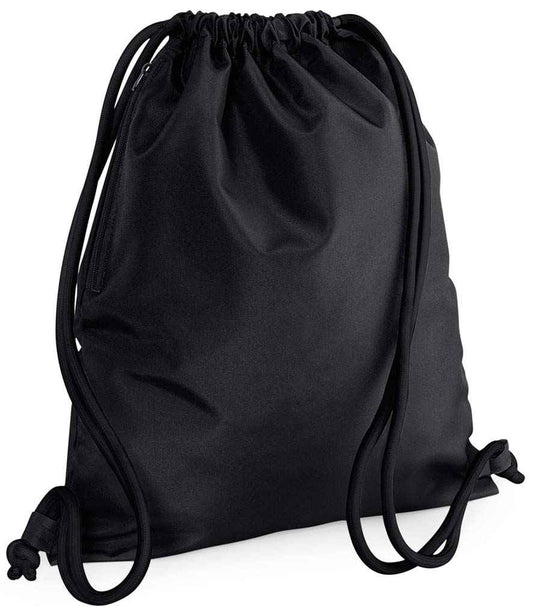 BagBase Icon Gymsac - Black/Black (BG110)