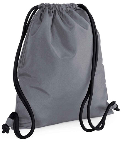 BagBase Icon Gymsac - Graphite Grey/Black (BG110)