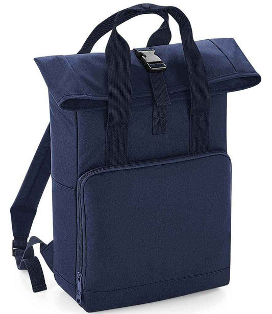 BagBase Recycled Twin Handle Roll-Top Backpack - Navy Dusk (BG118)