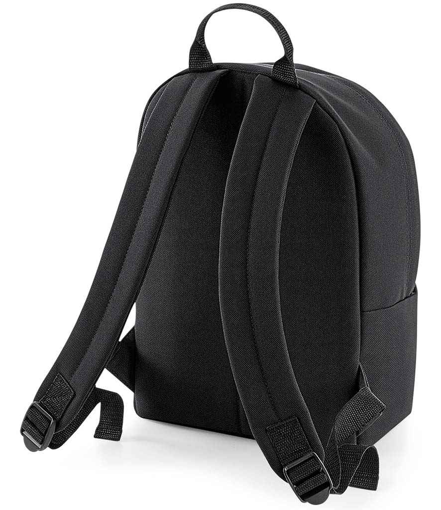 BagBase Mini Fashion Backpack - Black/Black (BG125S)