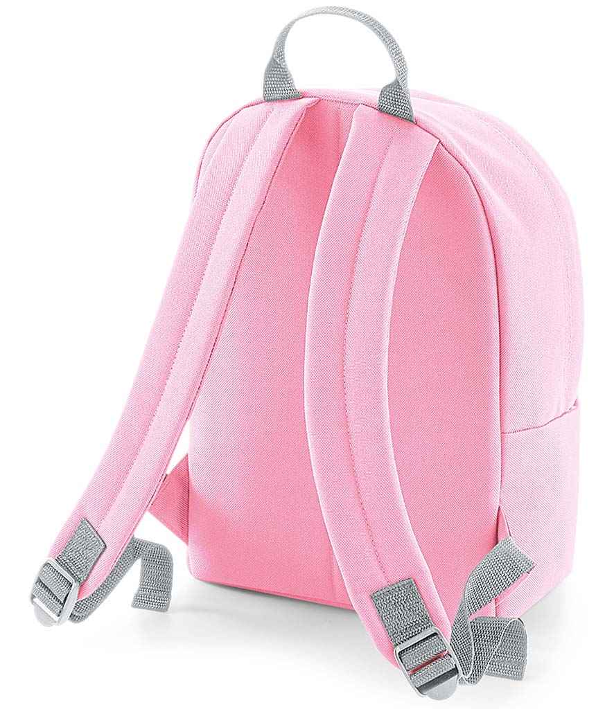 BagBase Mini Fashion Backpack - Classic Pink/Light Grey (BG125S)