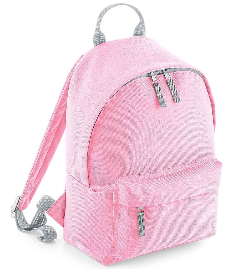 BagBase Mini Fashion Backpack - Classic Pink/Light Grey (BG125S)