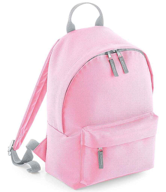 BagBase Mini Fashion Backpack - Classic Pink/Light Grey (BG125S)
