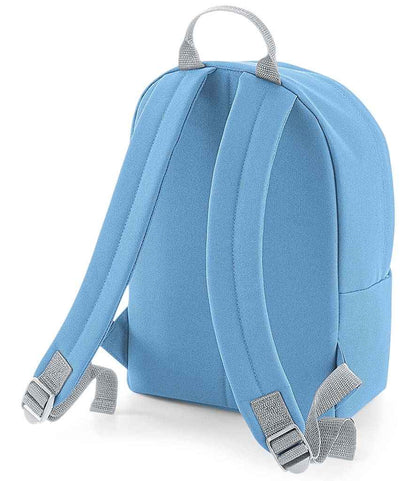 BagBase Mini Fashion Backpack - Sky Blue/Light Grey (BG125S)