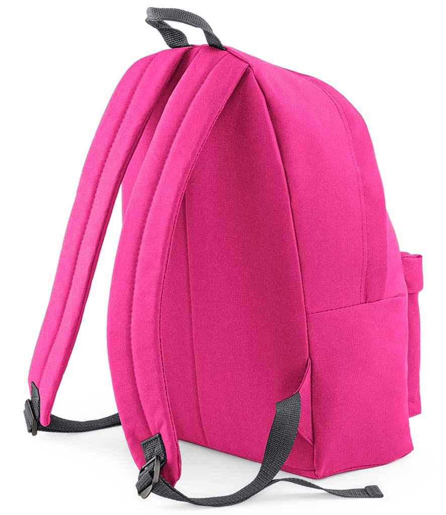 BagBase Original Fashion Backpack - Fuchsia/Graphite Grey (BG125)