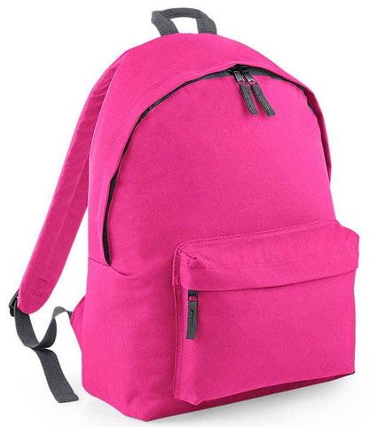 BagBase Original Fashion Backpack - Fuchsia/Graphite Grey (BG125)