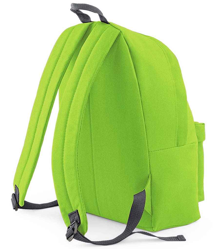 BagBase Original Fashion Backpack - Lime Green/Graphite Grey (BG125)