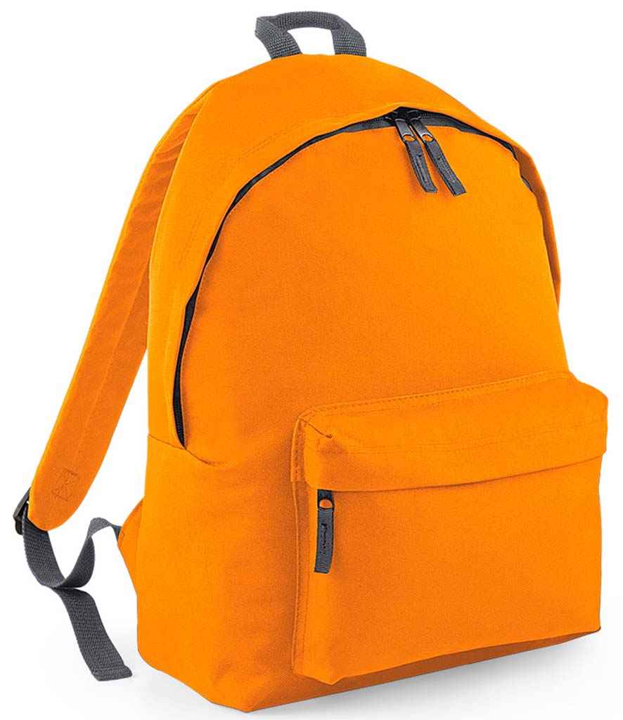 BagBase Original Fashion Backpack - Orange/Graphite Grey (BG125)