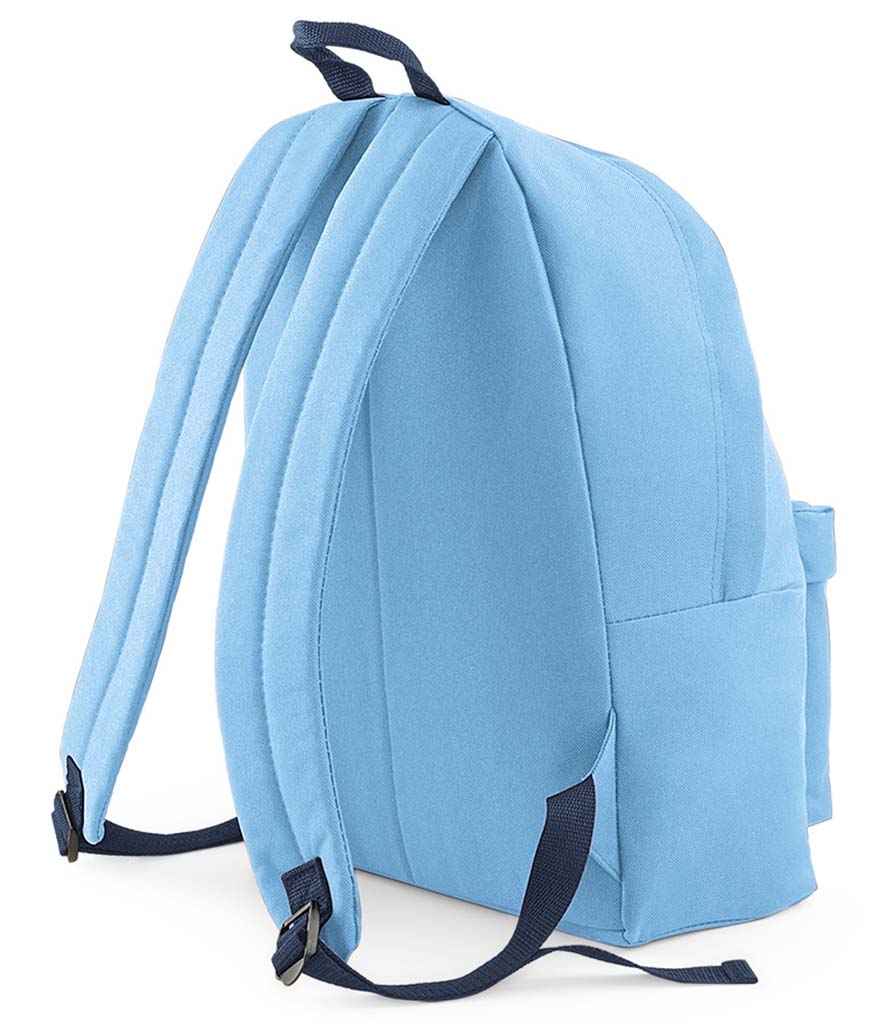 BagBase Original Fashion Backpack - Sky Blue/French Navy (BG125)