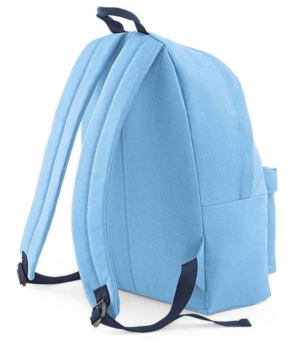 BagBase Original Fashion Backpack - Sky Blue/French Navy (BG125)