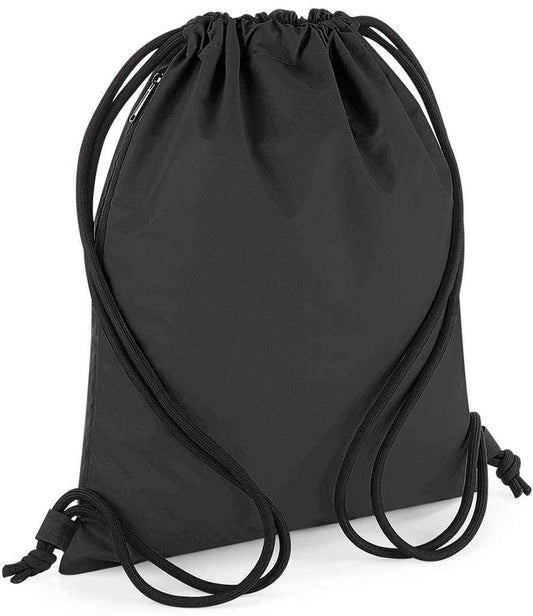 BagBase Reflective Gymsac - Black Reflective (BG137)