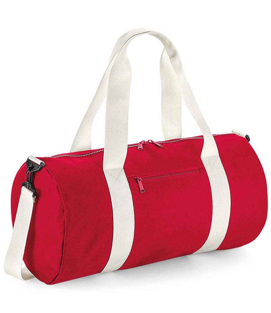 BagBase Original Barrel Bag XL - Classic Red/Off White (BG140L)
