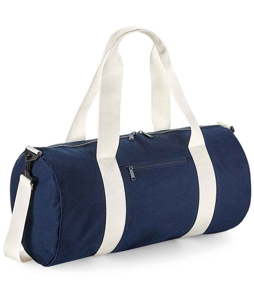 BagBase Original Barrel Bag XL - French Navy/Off White (BG140L)