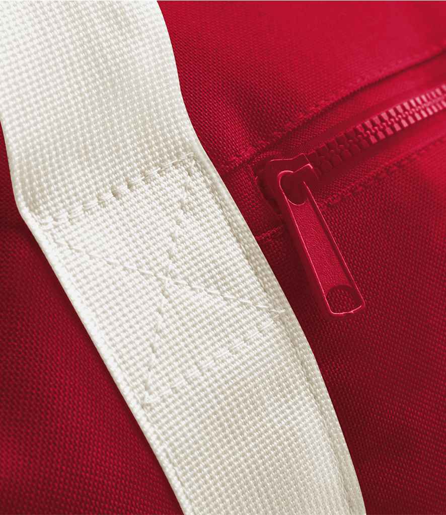 BagBase Original Barrel Bag - Classic Red/Off White (BG140)