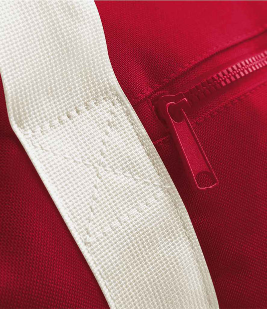 BagBase Original Barrel Bag - Classic Red/Off White (BG140)