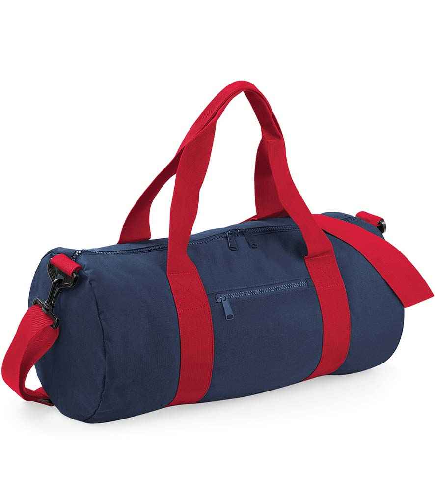 BagBase Original Barrel Bag - French Navy/Classic Red (BG140)