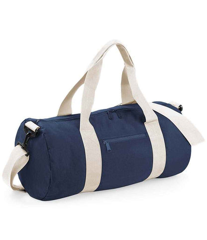 BagBase Original Barrel Bag - French Navy/Off White (BG140)