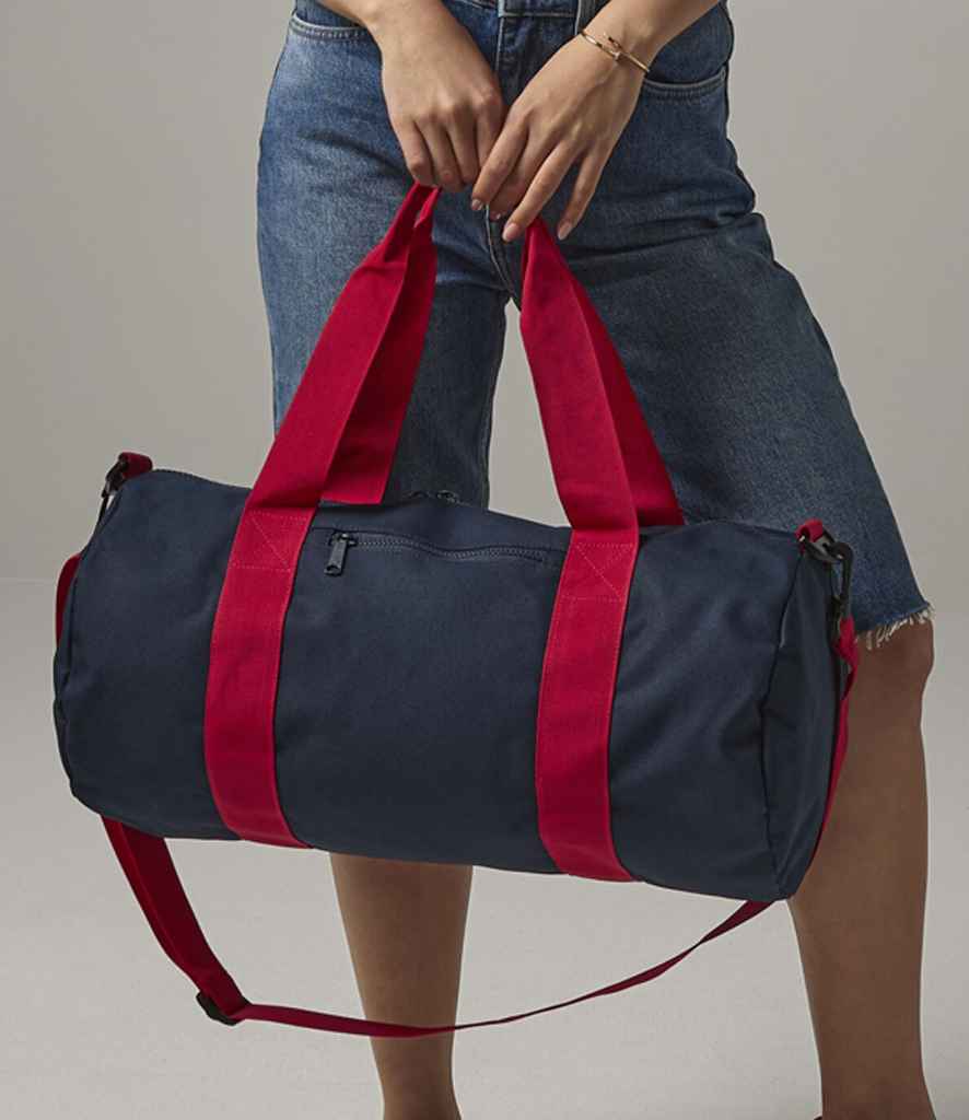 BagBase Original Barrel Bag - French Navy/Classic Red (BG140)