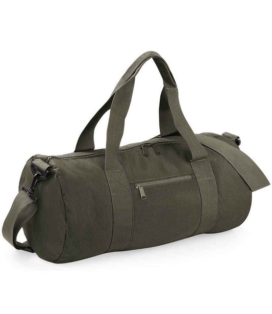 BagBase Original Barrel Bag - Military Green/Military Green (BG140)