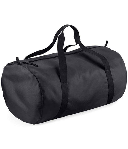 BagBase Packaway Barrel Bag - Black/Black (BG150)