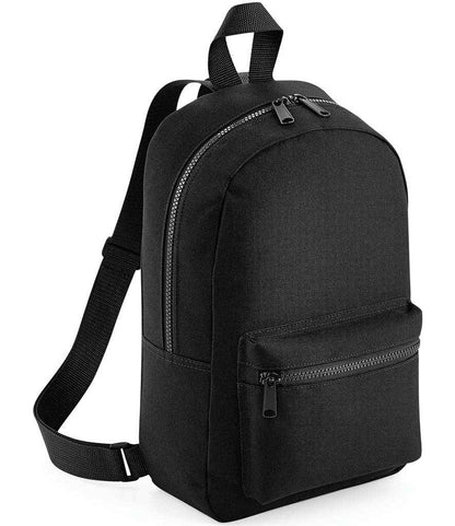 BagBase Mini Essential Fashion Backpack - Black (BG153)