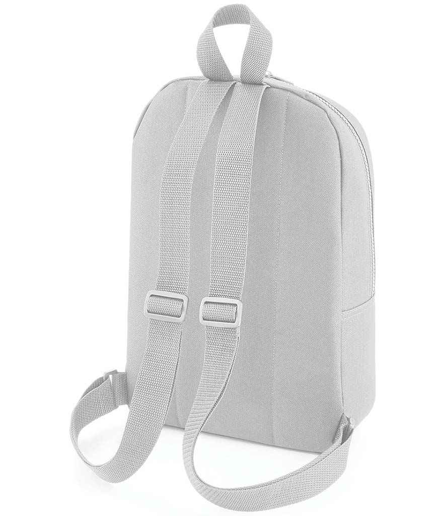 BagBase Mini Essential Fashion Backpack - Light Grey (BG153)