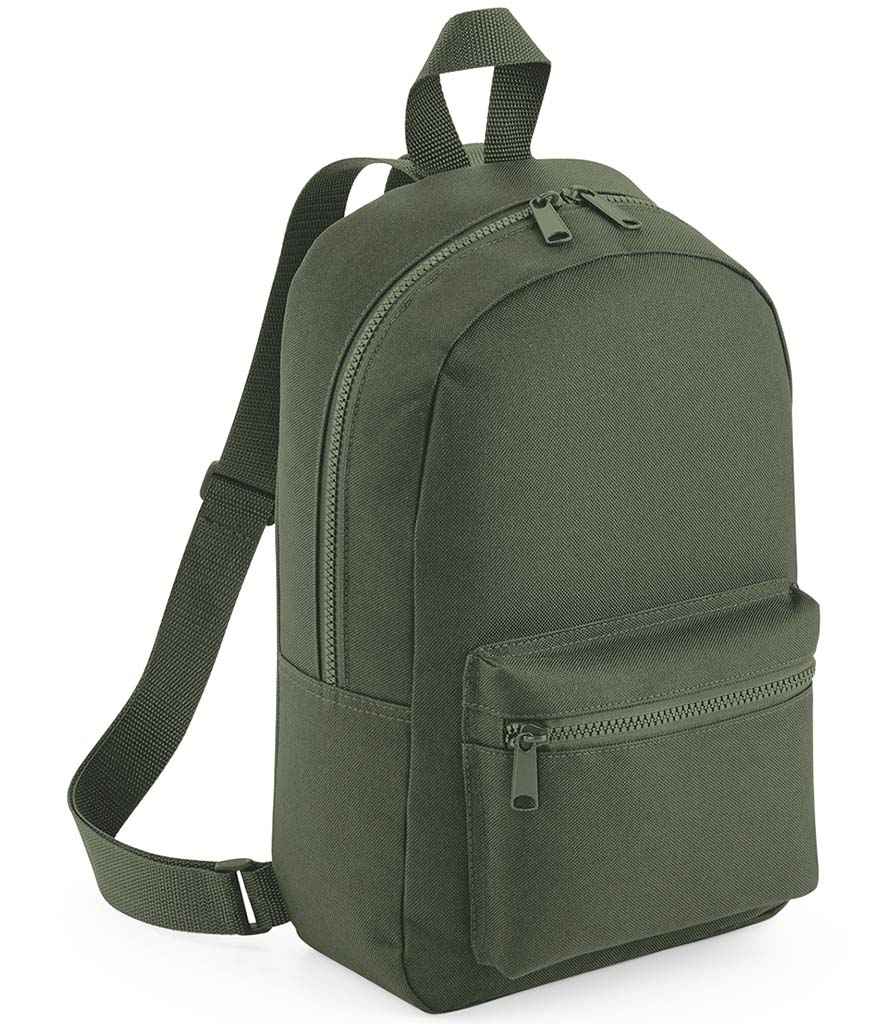BagBase Mini Essential Fashion Backpack - Olive Green (BG153)